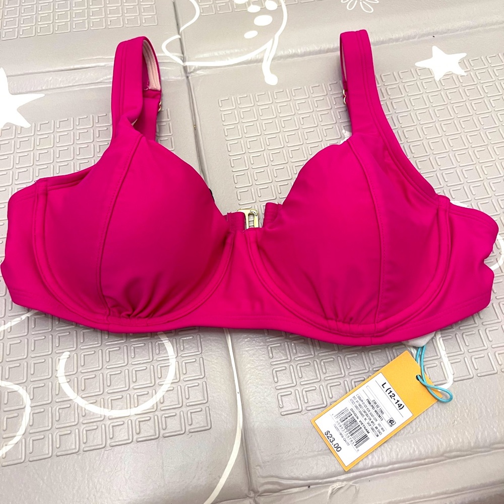 Women's Pink swimming bra